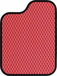 Great Wall H5  Ковры ЕВА Красный Черный, цвет Красный, цвет окантовки Черный