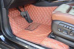 Инфинити QX-56  3D кожа Коричневый, цвет Коричневый